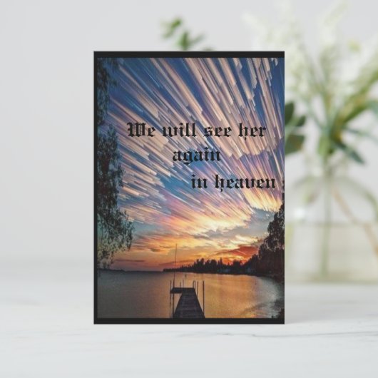 maak je eigen wenskaarten aankondiging (Staand voorkant)