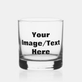 Maak je eigen whisky glas (Voorkant)