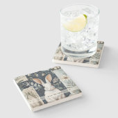 Maak je eigen White Rabbit Botanical Stenen Onderzetter (Zijkant)