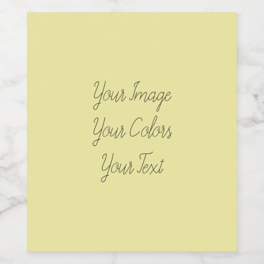 Maak je eigen wijn etiket (Enkel label)