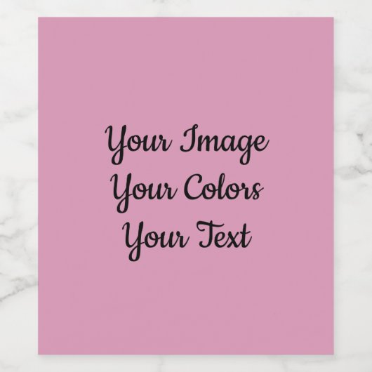 Maak je eigen wijn etiket (Enkel label)