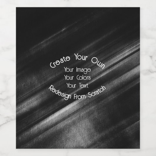 Maak je eigen wijn etiket (Enkel label)