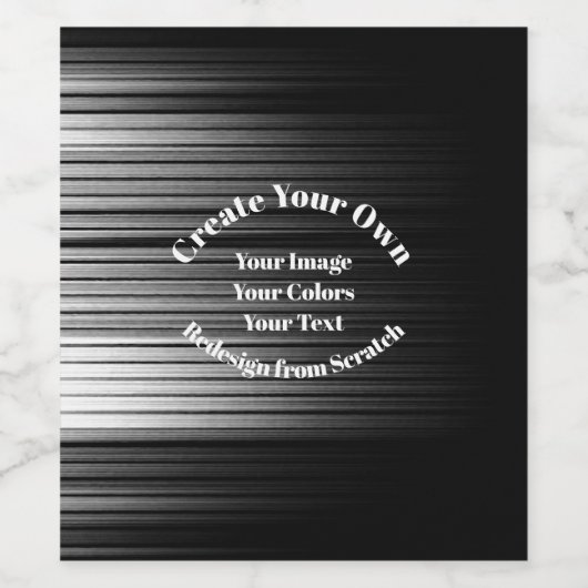 Maak je eigen wijn etiket (Enkel label)