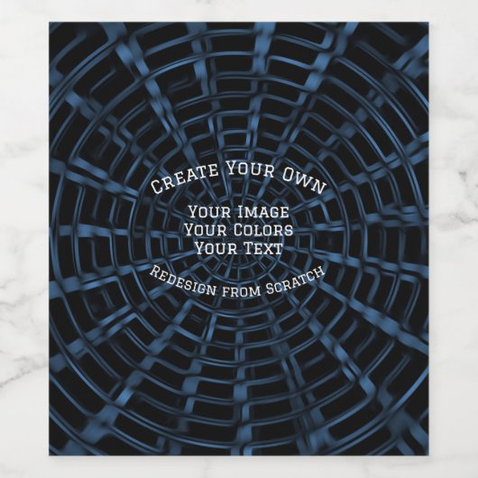 Maak je eigen wijn etiket (Enkel label)