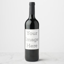 Maak je eigen wijnfles label wijn etiket