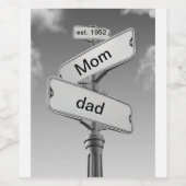 maak je eigen wijnlabels wijn etiket (Enkel label)