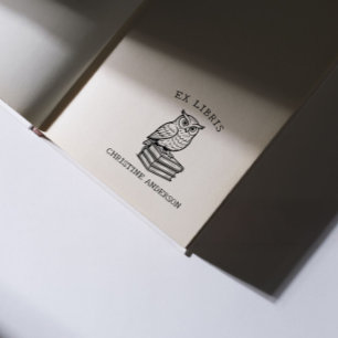 Maak je eigen wijze uil Uit de bibliotheek van Zelfinktende Stempel