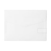 Wikkel Adreslabels, Klassiek - 2,54 cm x 18,42 cm (Achterkant)