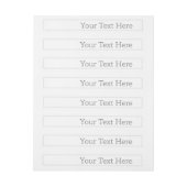 Wikkel Adreslabels, Klassiek - 2,54 cm x 18,42 cm (Vel)