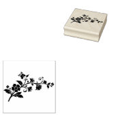 Maak Je Eigen Wilde Bloemsteel Rubberstempel (Gestempeld)