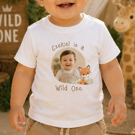 Maak Je Eigen Wilde Eerste Verjaardag Baby T-Shirt