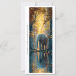 Maak Je Eigen Wilde Olifant Boekmerk Kaart