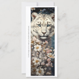 Maak je eigen Wilde Tijger Daisies bladwijzerkaart