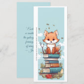 Maak je eigen Wiley Red Fox bladwijzerkaart (Voorkant / Achterkant)