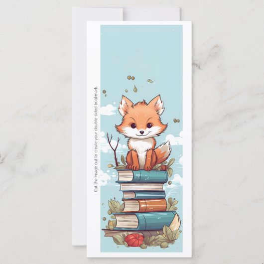 Maak je eigen Wiley Red Fox bladwijzerkaart (Voorkant)