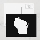 Maak je eigen Wisconsin verhuisbericht Briefkaart (Voorkant / Achterkant)