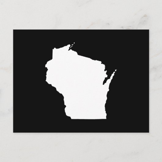 Maak je eigen Wisconsin verhuisbericht Briefkaart (Voorkant)