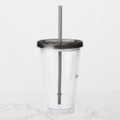 Maak je eigen wit acryl drinkbeker (Rechts)
