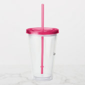 Maak je eigen wit acryl drinkbeker (Rechts)