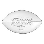 Maak je eigen wit american football (Voorkant)