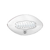 Maak je eigen wit american football (Voorkant)