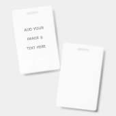 Maak je eigen wit badge (Voor- en achterkant)