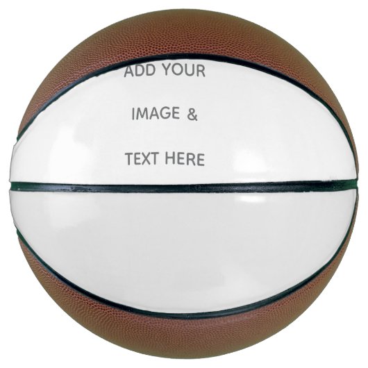 Maak je eigen wit basketbal (Voorkant)