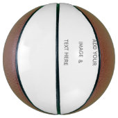 Maak je eigen wit basketbal (Verticaal)