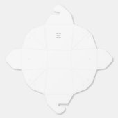 Maak je eigen wit bedankdoosjes (Ongevouwen)