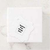 Maak je eigen wit bedankjes labels (In situ)