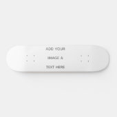 Maak Je Eigen wit  Bewaar De Datum Persoonlijk Skateboard (Horizontaal)