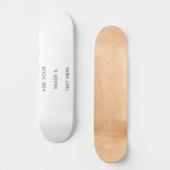 Maak Je Eigen wit  Bewaar De Datum Persoonlijk Skateboard (Voorkant)