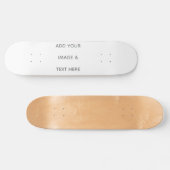 Maak Je Eigen wit  Bewaar De Datum Persoonlijk Skateboard (Horizontaal)