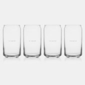 Maak je eigen wit blikvorm glas (Achterkant)