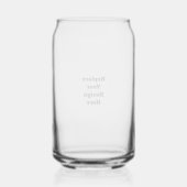 Maak je eigen wit blikvorm glas (Achterkant)