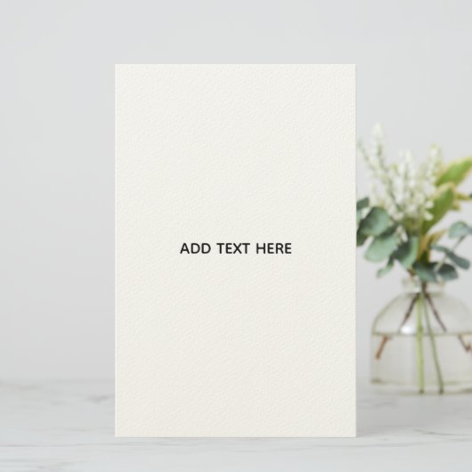 Maak je eigen wit briefpapier (Staand voorkant)