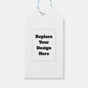 Maak je eigen wit cadeaulabel