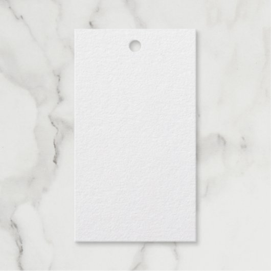 Maak je eigen wit cadeaulabels (Voorkant)