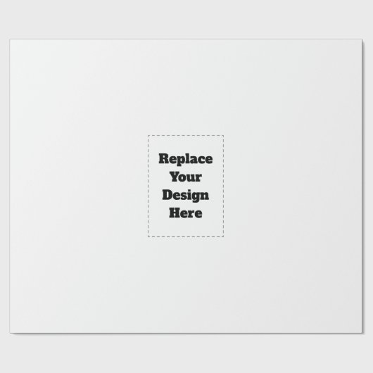 Maak je eigen wit cadeaupapier (Vlak)