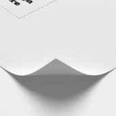 Maak je eigen wit cadeaupapier (Hoek)