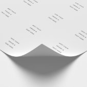 Maak je eigen wit cadeaupapier (Hoek)