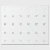 Maak je eigen wit cadeaupapier (Vlak)