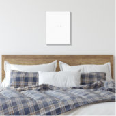 Maak je eigen wit canvas afdruk (Insitu (Slaapkamer))