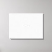 Maak je eigen wit canvas afdruk (Voorkant)