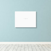 Maak je eigen wit canvas afdruk (Insitu (Houten vloer))