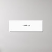 Maak je eigen wit canvas afdruk (Voorkant)