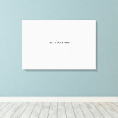 Maak je eigen wit canvas afdruk (Insitu (Houten vloer))
