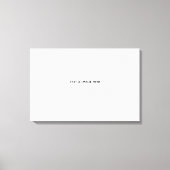 Maak je eigen wit canvas afdruk (Voorkant)