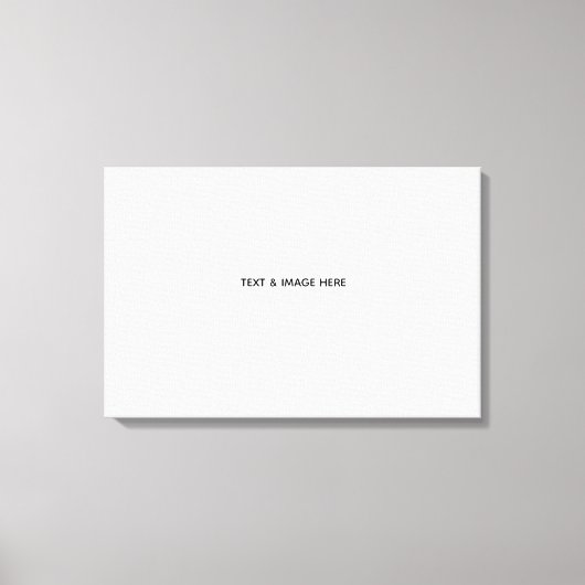 Maak je eigen wit canvas afdruk (Voorkant)