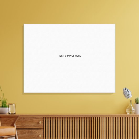 Maak je eigen wit canvas afdruk (Insitu (Woonkamer))
